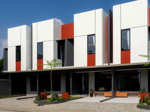 Givency One Type Fendi townhouse exterior facade, Medan Helvetia