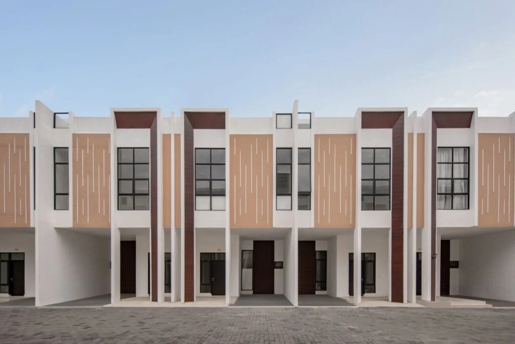 Green Park Cluster Orchid front facade, Titi Kuning, Medan Johor