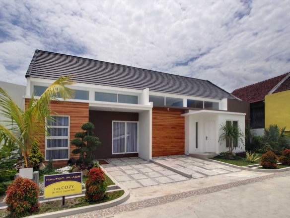 Halton Place Type Cozy show-unit exterior, Menteng Indah, Medan Denai