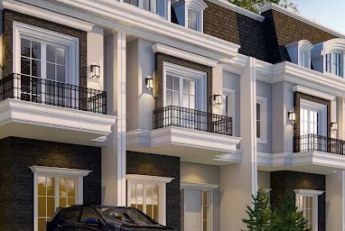 The Exclusive Residence front facade close-up, Medan Timur