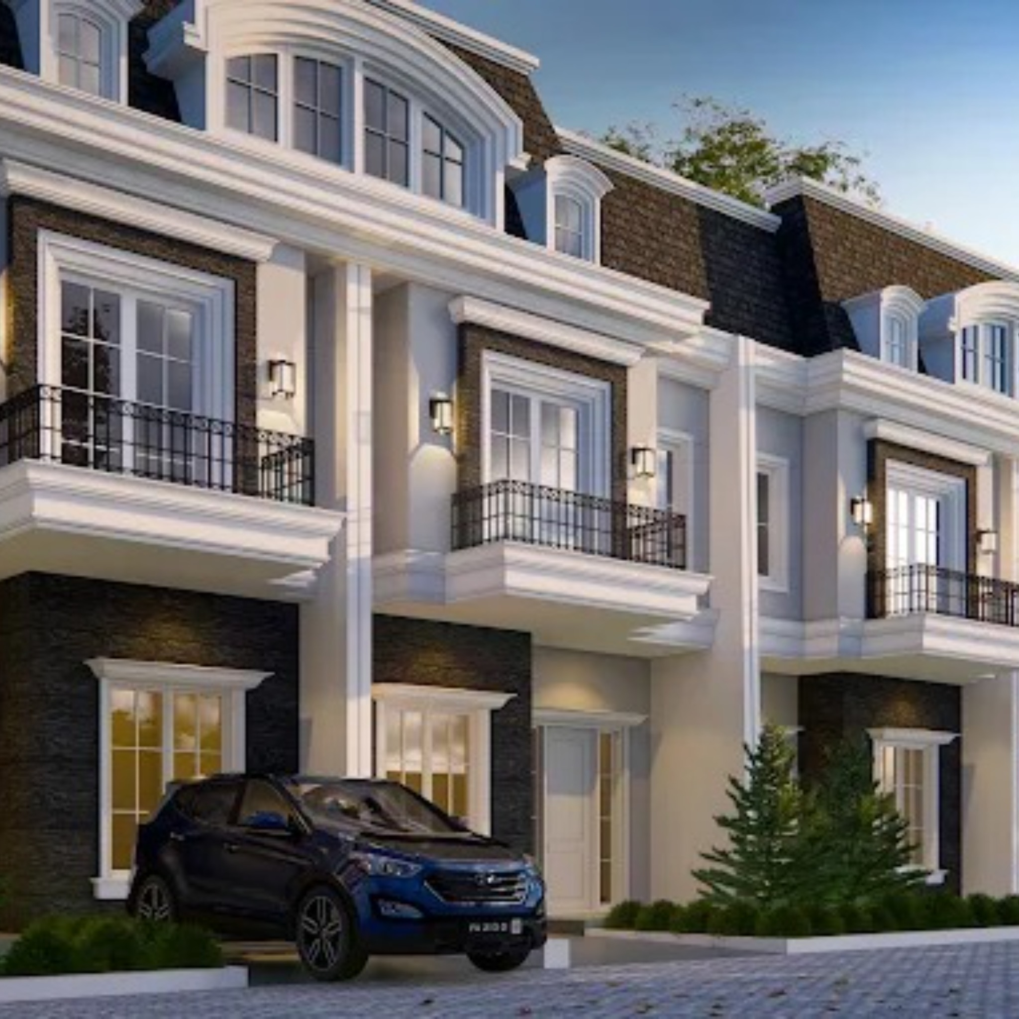 The Exclusive Residence Front Facade The Exclusive Residence front facade close-up, Medan Timur