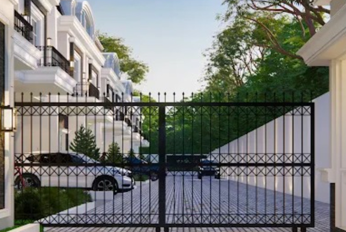 The Exclusive Residence gated entrance, Medan Timur