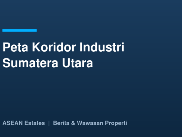 Kartu judul: peta koridor industri Sumatera Utara